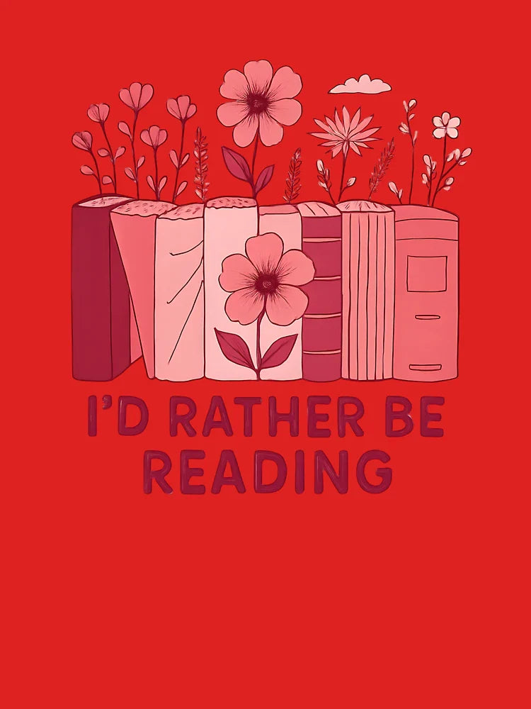 I'd rather be reading sticker  Classic T-Shirt