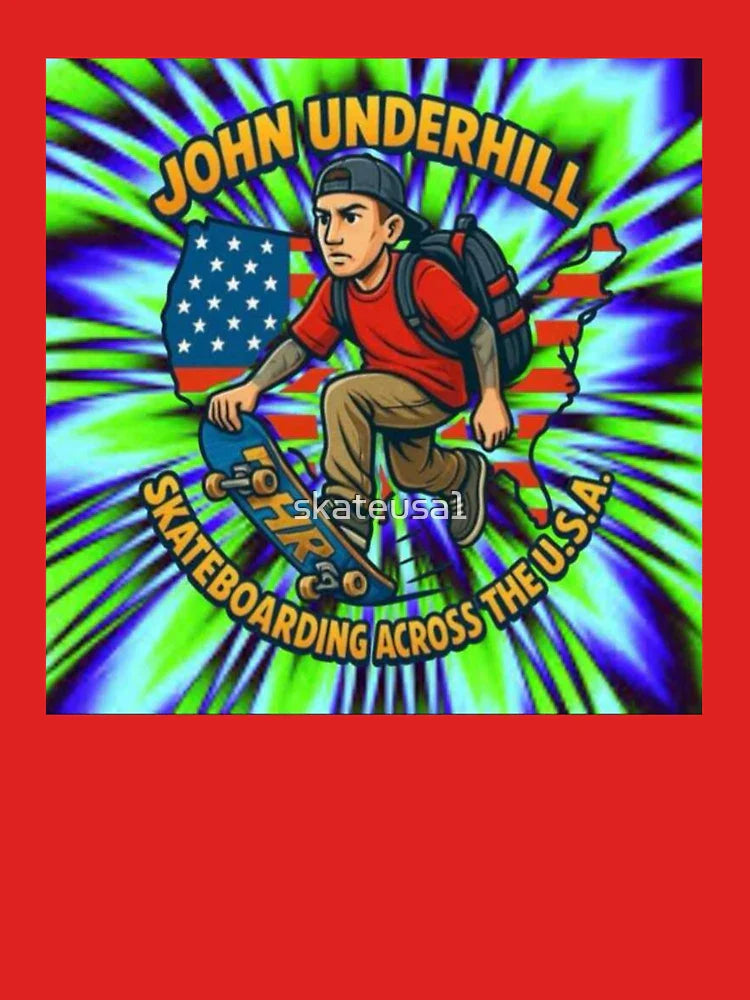 Skateboarding Across America  Classic T-Shirt