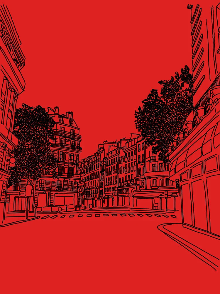 Paris City Street Architecture Classic T-Shirt