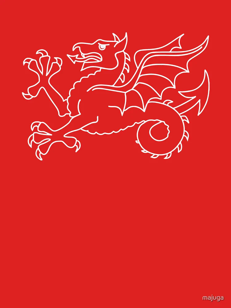 England Medieval Britain Ancient Dragon Wessex Wyvern Anglo Classic T-Shirt