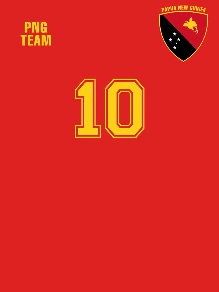 Papua New Guinea Soccer Pride Retro Football Jersey for Fans Classic T-Shirt