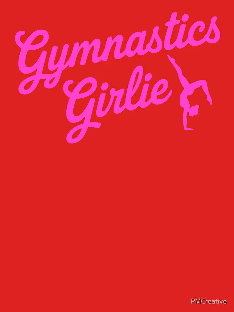 Gymnastics Girlie. Pink Gymnast Girl Classic T-Shirt