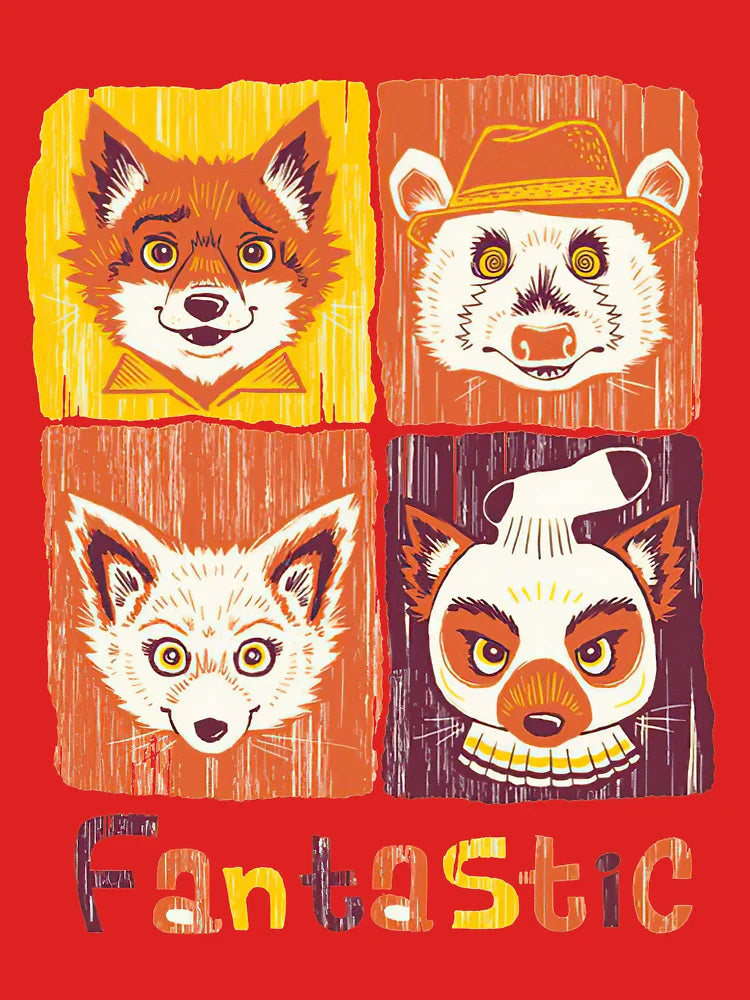 Fantastic Mr. Fox Art, Fantastic Mr.Fox Movie Poster Wes Anderson Film Gift Classic T-Shirt