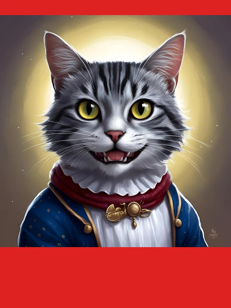 Cute cat with yellow eyes Classic T-Shirt