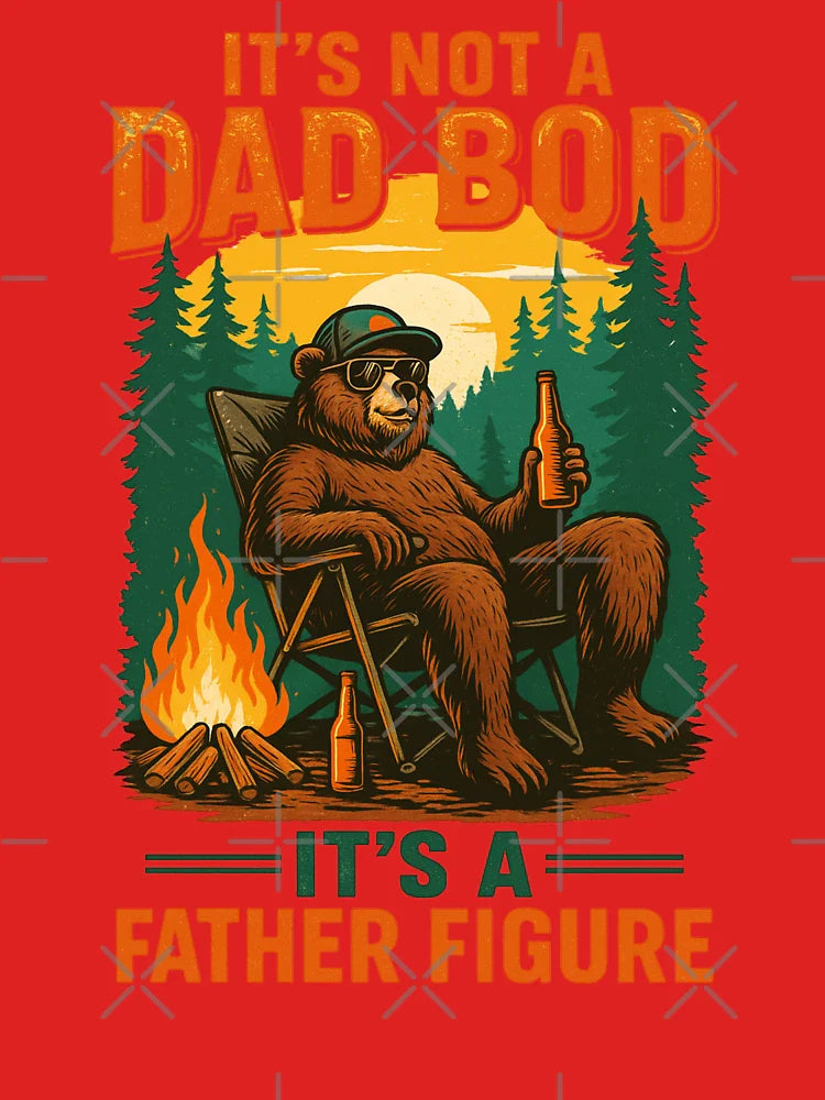 Its Not A Dad Bod Its A Father Figure Chill Bear Classic T-Shirt