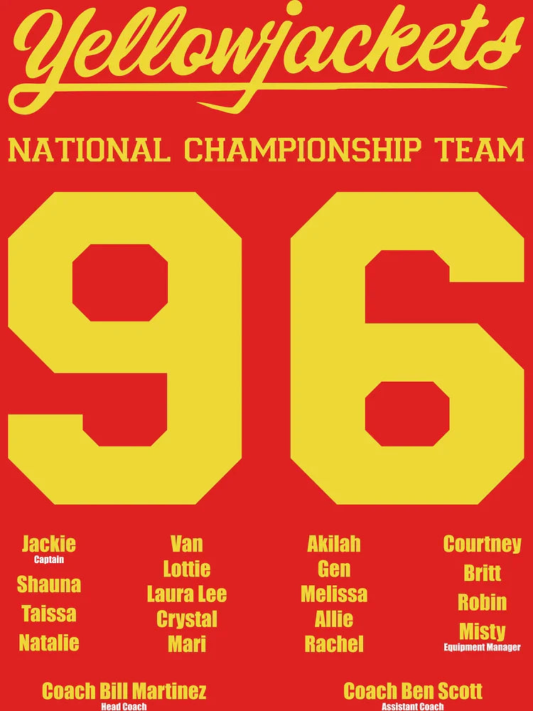 Yellowjackets National Championship Team 1996 Roster Classic T-Shirt