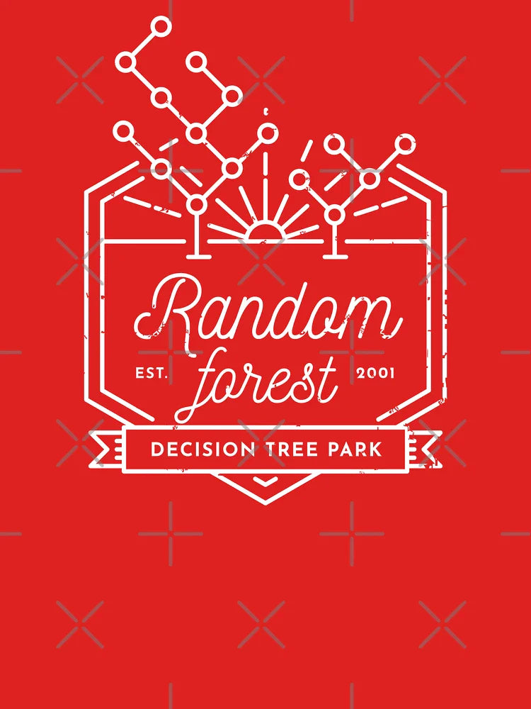 Random forest (White lines) Classic T-Shirt