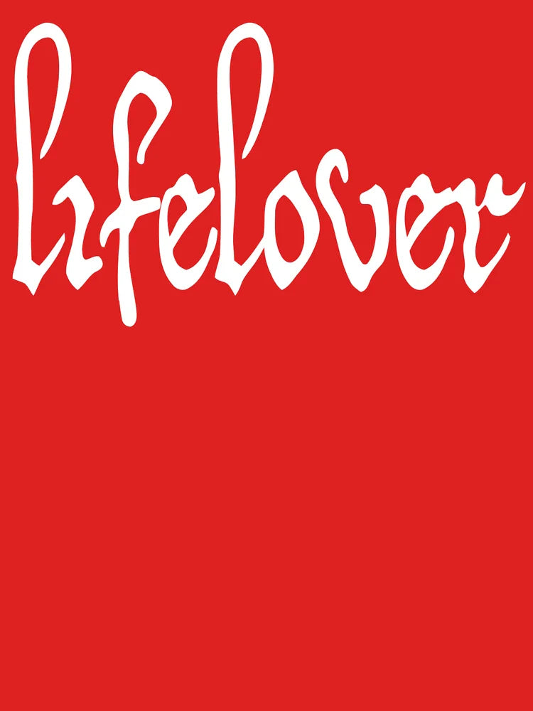 Lifelover White Solid Logo Classic T-Shirt