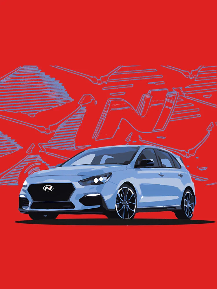 Hyundai i30N Performance Blue  Classic T-Shirt