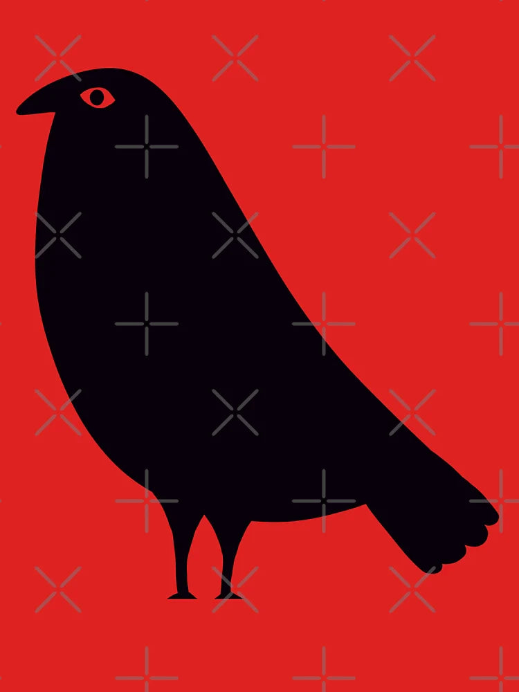 Black Crow Silohuette Classic T-Shirt