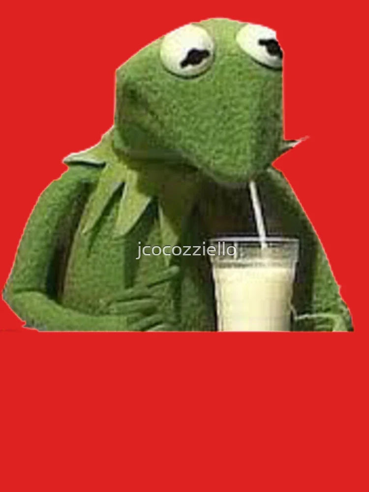 Kermit Drinks Milk Classic T-Shirt