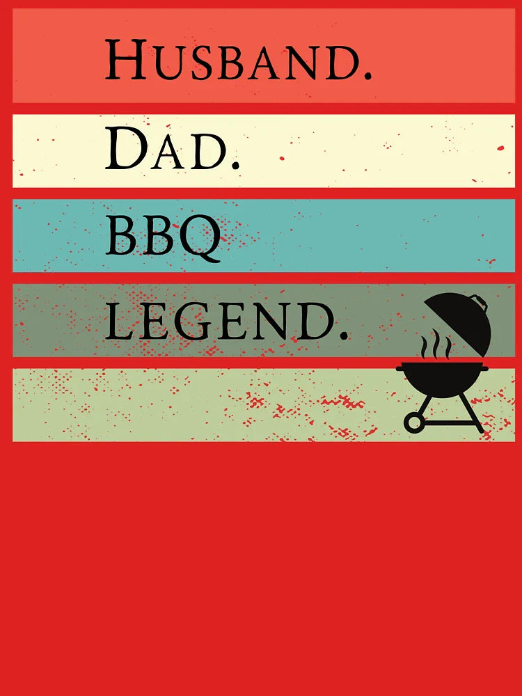 Husband. Dad. BBQ Legend. Classic T-Shirt