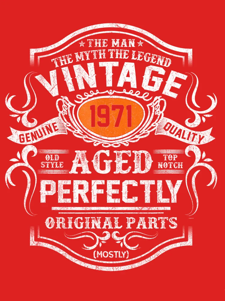 Mens 50 Years Old 1971 Vintage 50th Bday Gift Tee Decorations merch Classic T-Shirt