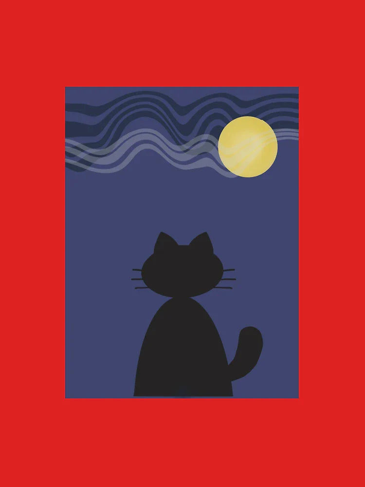 Lunar kitty Classic T-Shirt