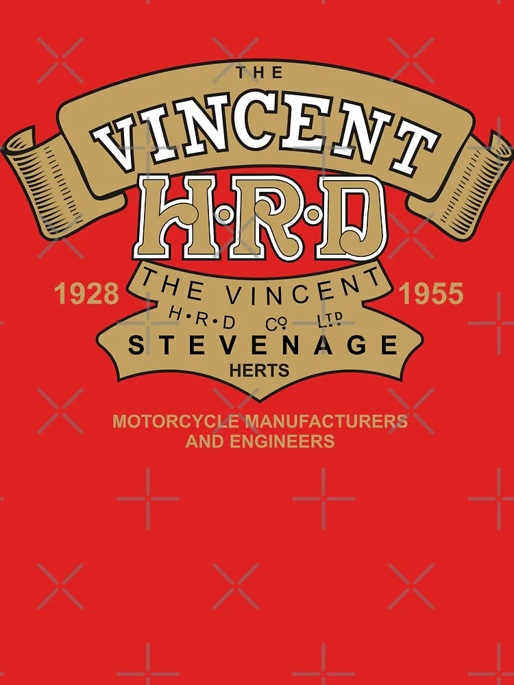 Vincent HRD Motorcycle Logo Classic T-Shirt