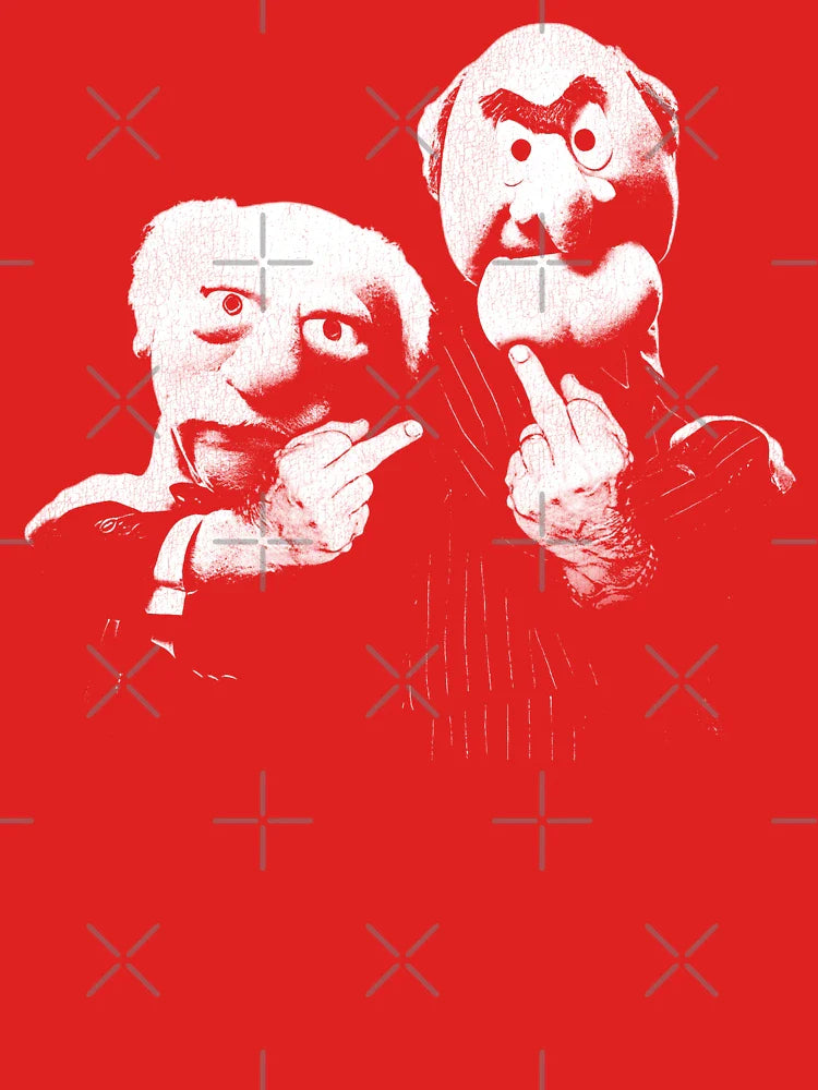 Statler and Waldorf Middle Finger Classic T-Shirt