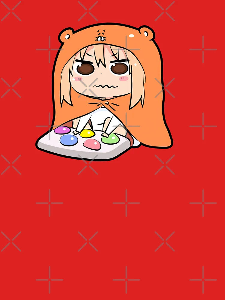 UMARU CHAN うまる | GAMER | @ THE ARCADE STICK | Umaru is Beating you in Fighting Games | Perfect KO design  Classic T-Shirt