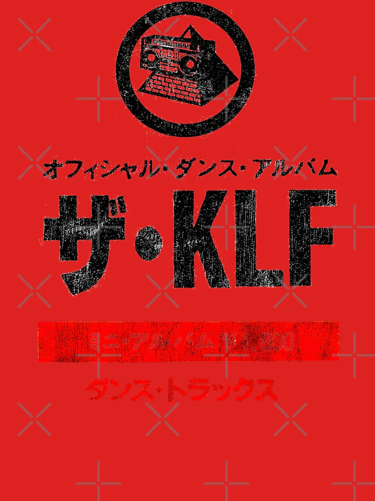 klf japan vintage black txt Classic T-Shirt