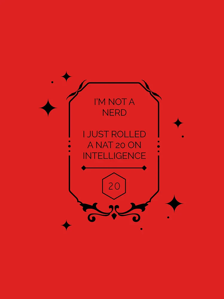 Dnd Intelligence Roll d20 Classic T-Shirt