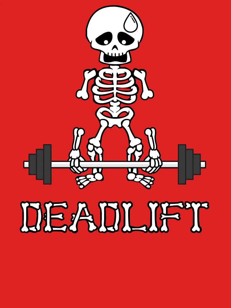 Deadlift Gym Skeleton Classic T-Shirt