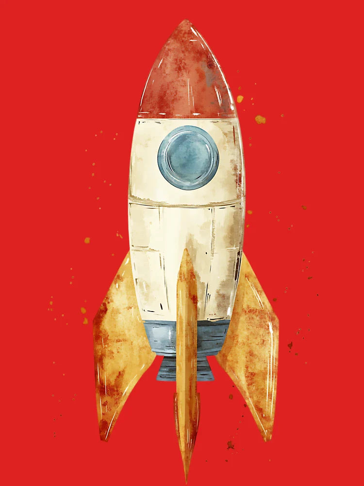 Classic Space Rocket Launch Classic T-Shirt