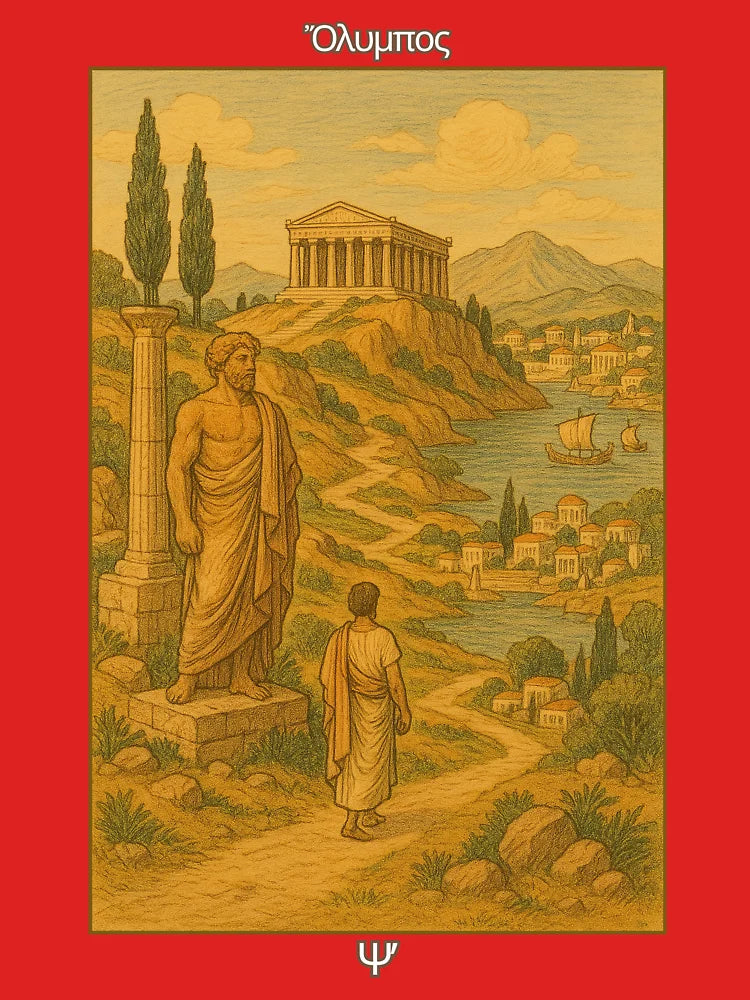 Mount Olympus Ancient Greece Classic T-Shirt