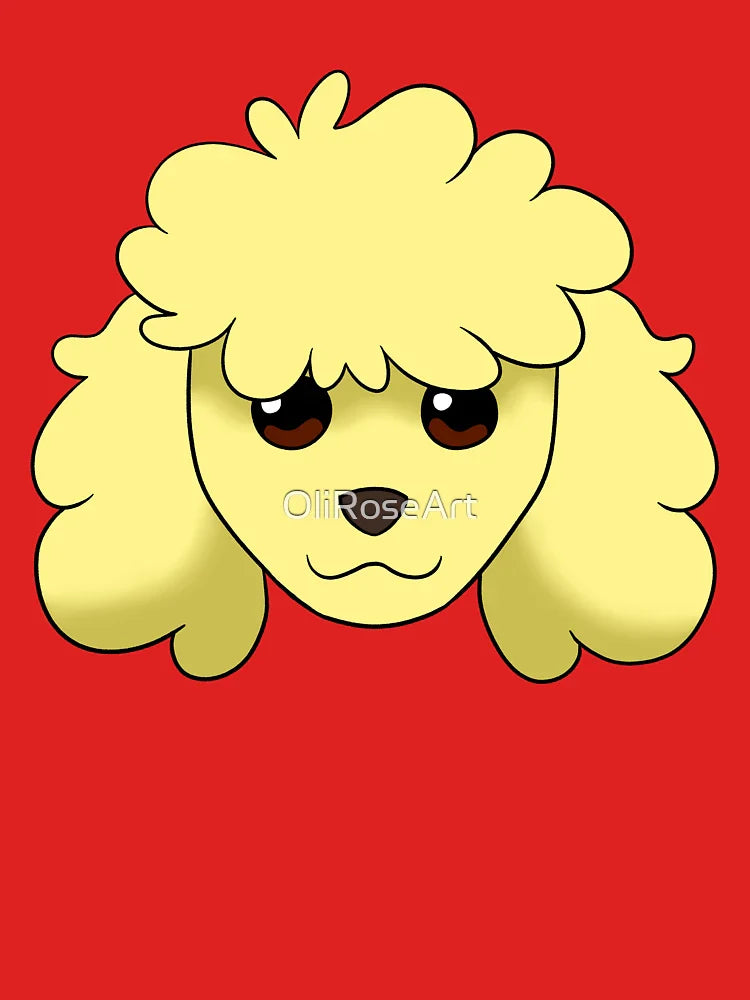 Pastel Yellow Poodle Classic T-Shirt