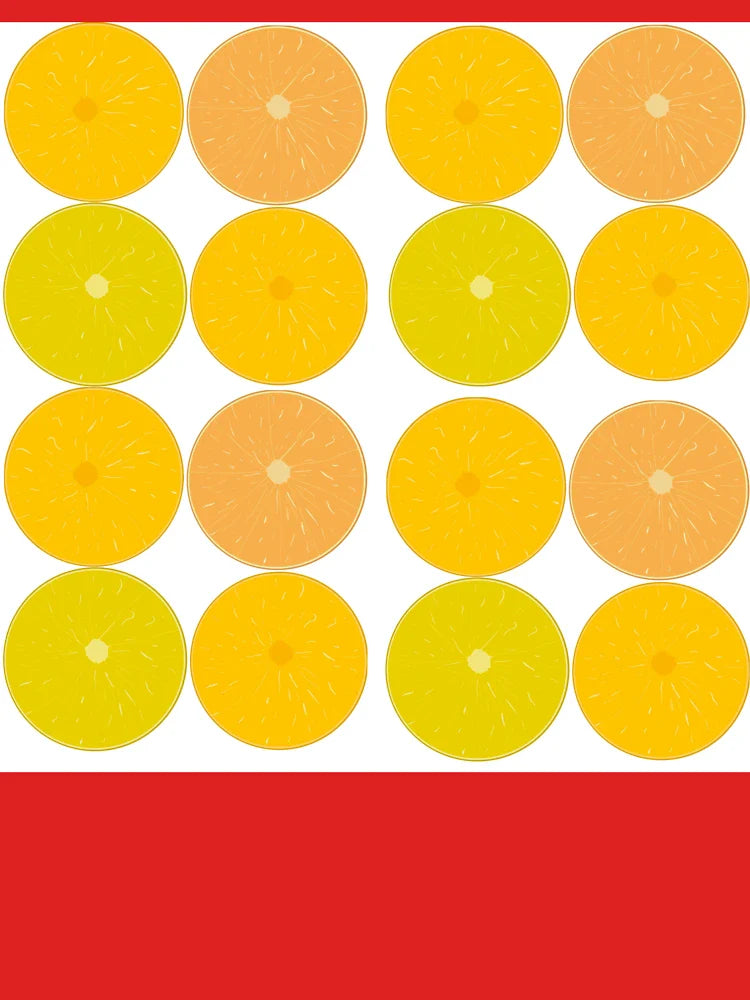 Citrus fruit repeat cute summer pattern Classic T-Shirt