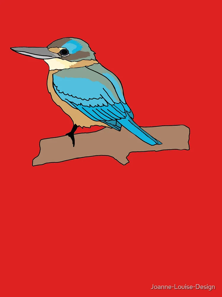 Vibrant Kingfisher Portrait Classic T-Shirt