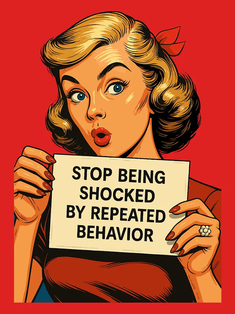 stop being shocked by repeated behavior  Classic T-Shirt