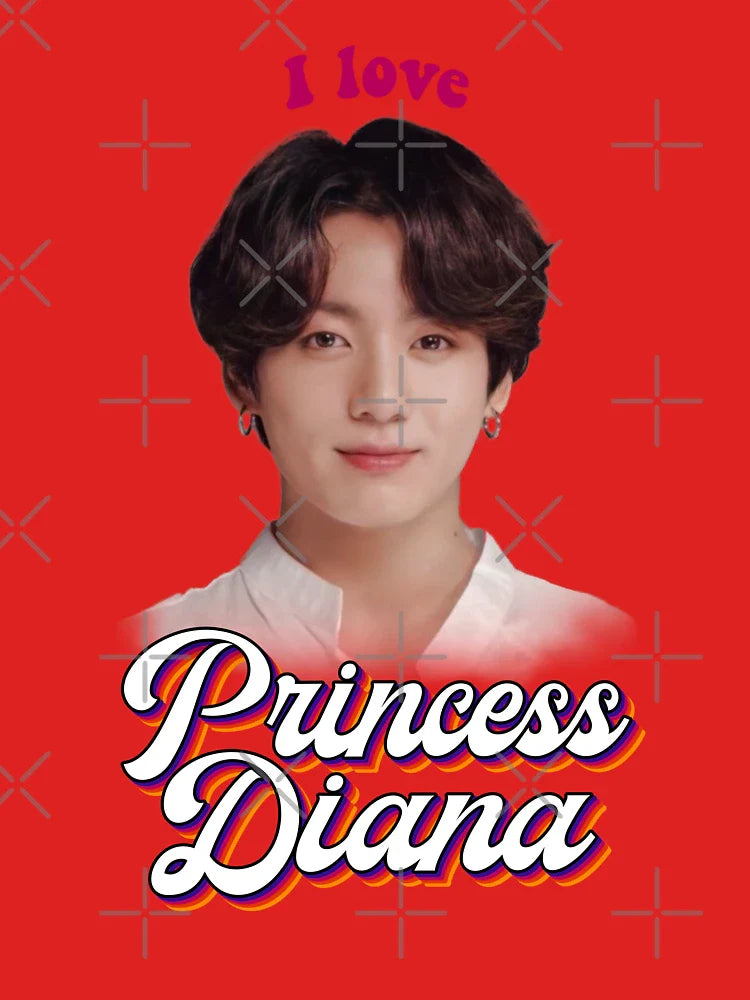Princess Diana Jungkook kpop retro meme Classic T-Shirt