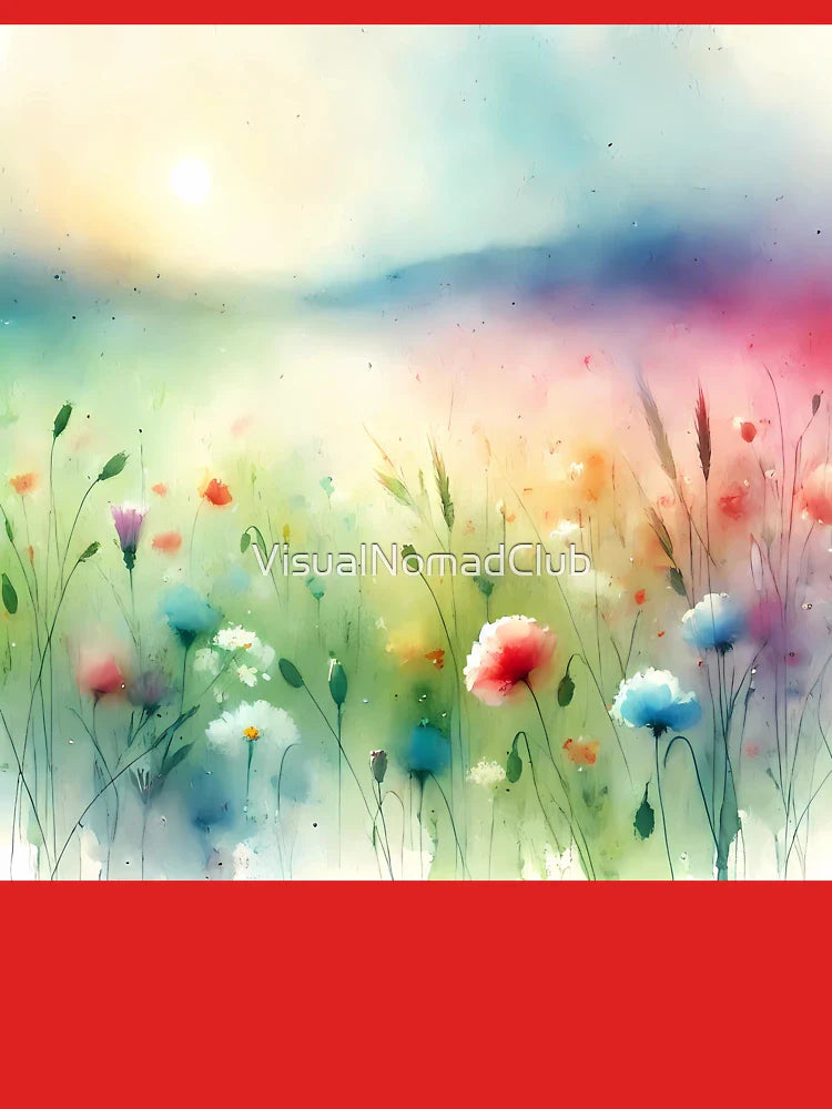 Colorful Flowers During Sunrise Classic T-Shirt