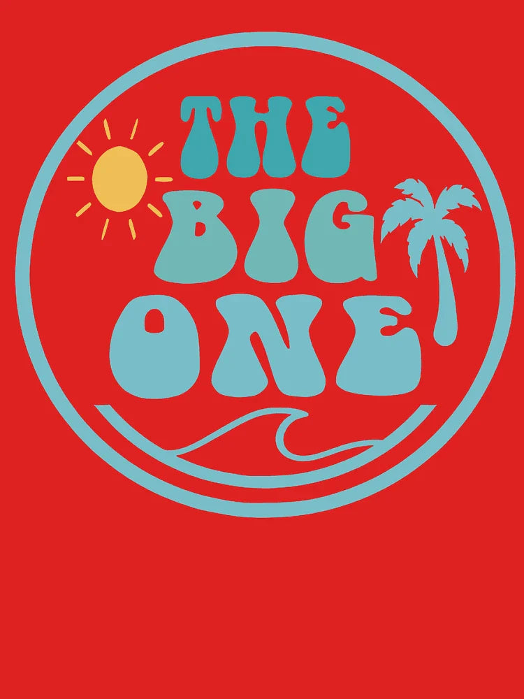 The Big One Surf First Birthday Family Matching Rad Dad Classic T-Shirt
