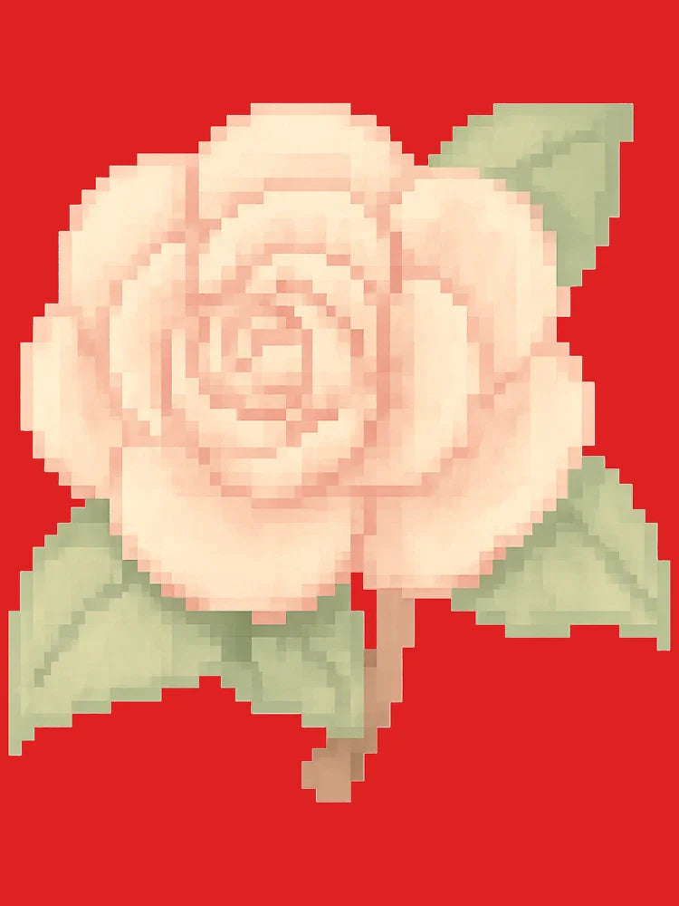Pixel Camellia Bloom Classic T-Shirt