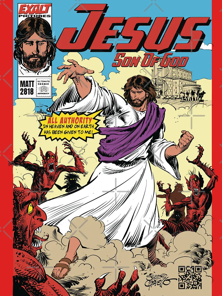 Jesus Son of God Comic Cover All Authority Classic T-Shirt