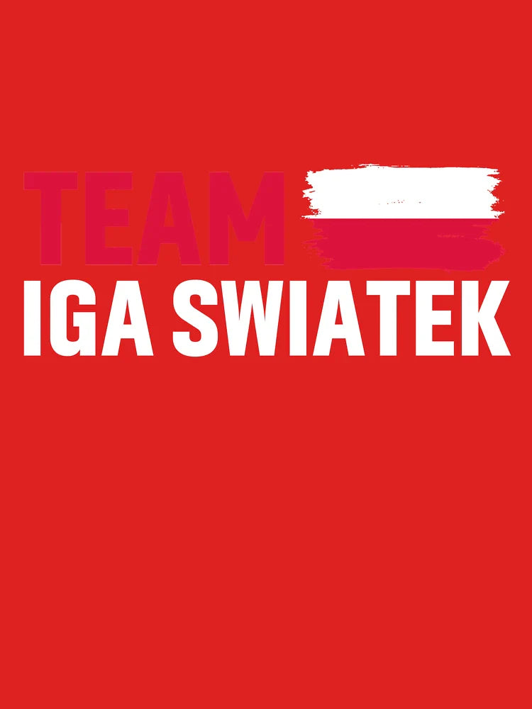 Team Iga Swiatek Poland Flag Classic T-Shirt