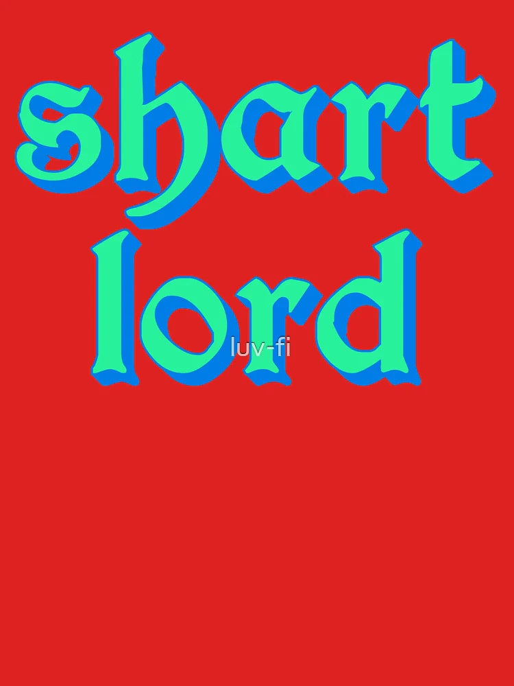 Shart Lord in Green Medieval Typography Classic T-Shirt