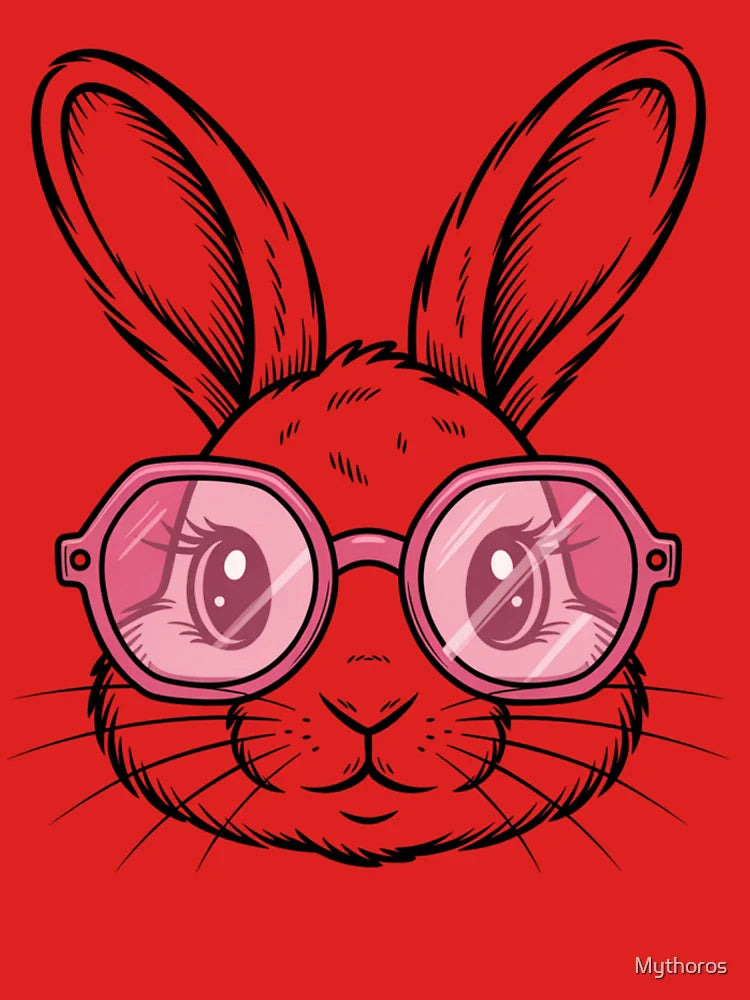 Rabbit with pink sunglasses Classic T-Shirt