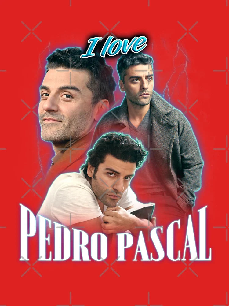 I Love Pedro Pascal Oscar Isaac Cursed Fan Collage Classic T-Shirt