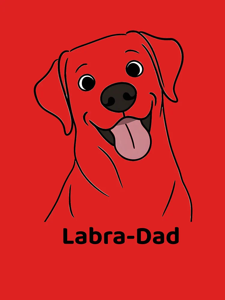 “Labra-Dad” Clear – Labrador for Proud Dog Dads Classic T-Shirt