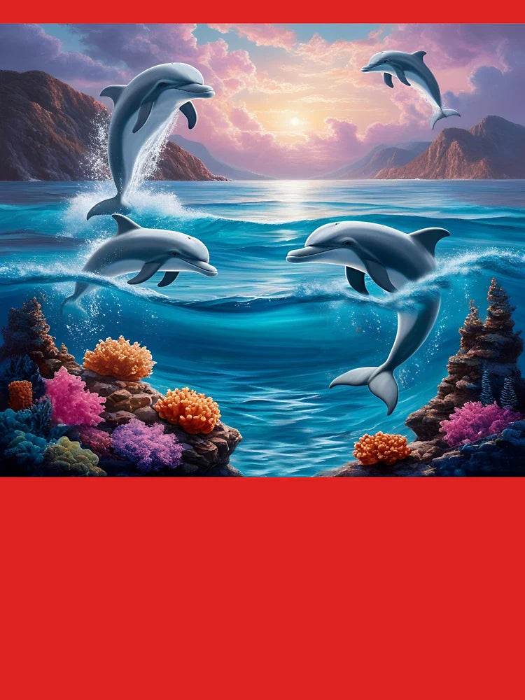Jumping Dolphin Symphony  Classic T-Shirt