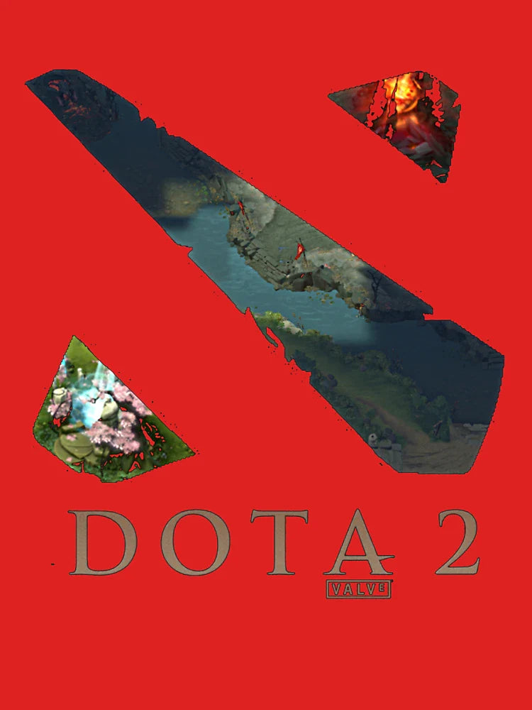 Dota 2 Logo: Windowed Map Classic T-Shirt