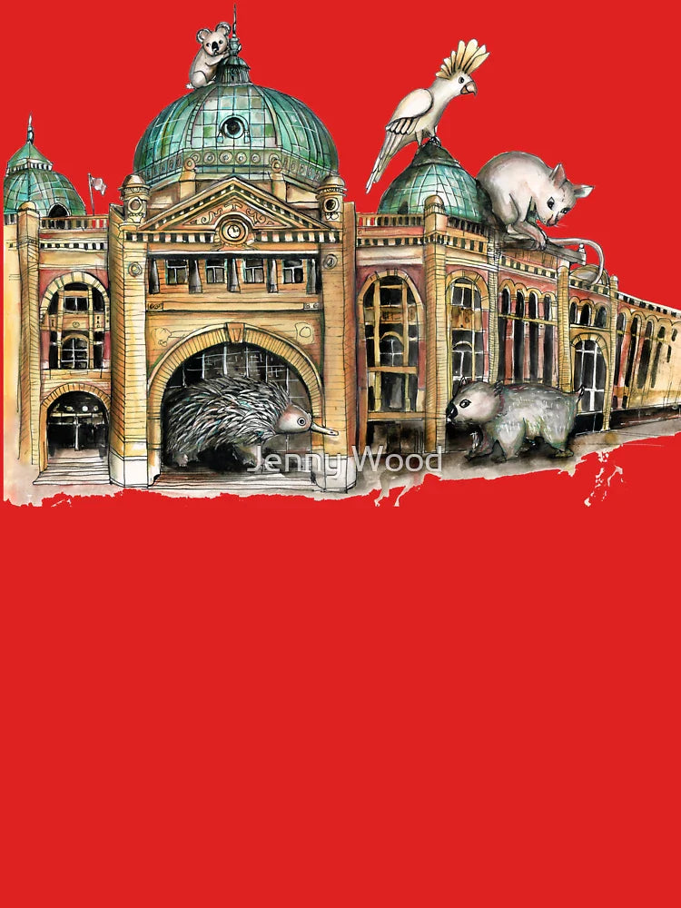 Flinders street station Melbourne Classic T-Shirt