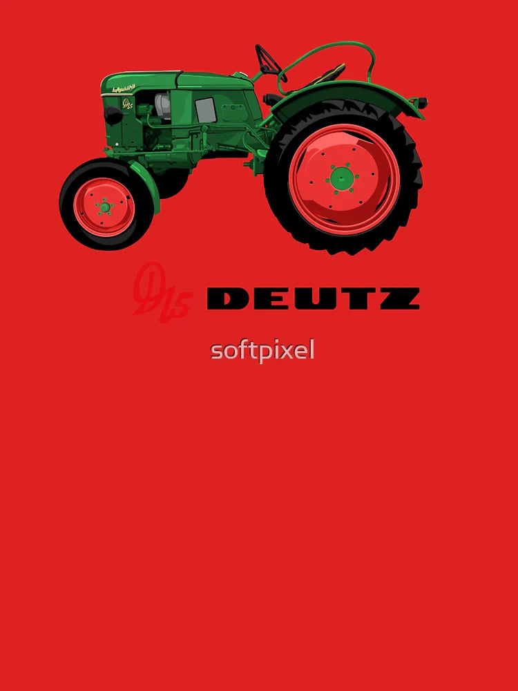 Vintage tractor D15 Deutz illustration Classic T-Shirt