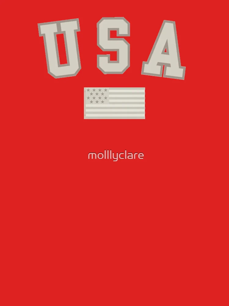 Classic Neutral American USA Patriotic Fourth of July  Classic T-Shirt