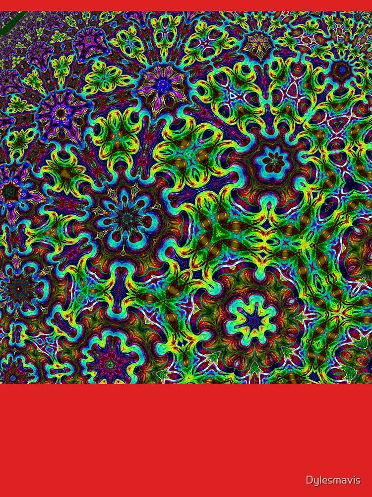 Fractal Bloomstorm | Psychedelic Geometry Art Classic T-Shirt