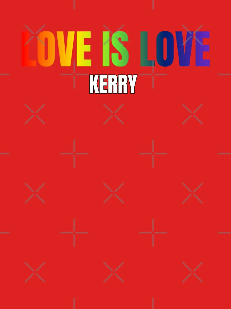 Kerry Love is Love, Classic pride Flag Colors, Rainbow color pride,  LGBTQ graphic, Unisex, Ireland, Love Is Love, Equal Rights, gay Festival, Pride Festival,  Classic T-Shirt