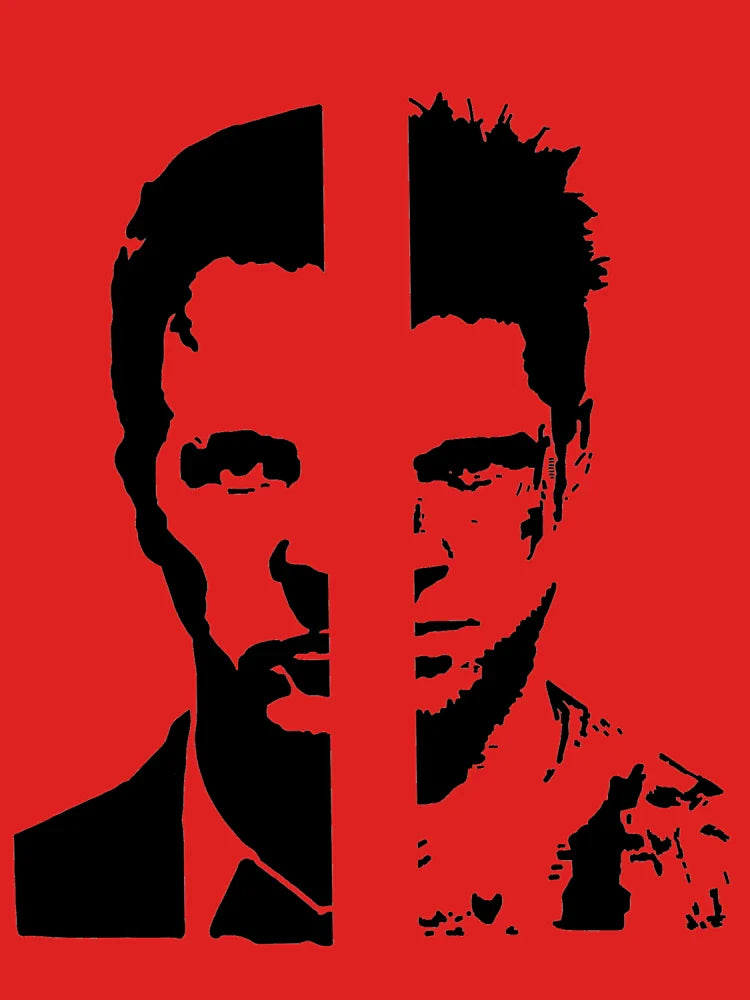 Fight Club - The Two Faces of Tyler Durden  Classic T-Shirt