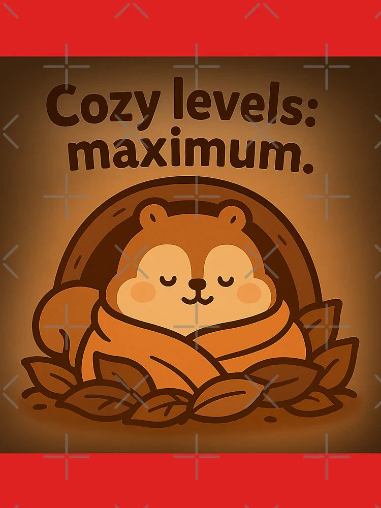Cute Cozy Squirrel Mole Blanket Forest Animal Art Classic T-Shirt