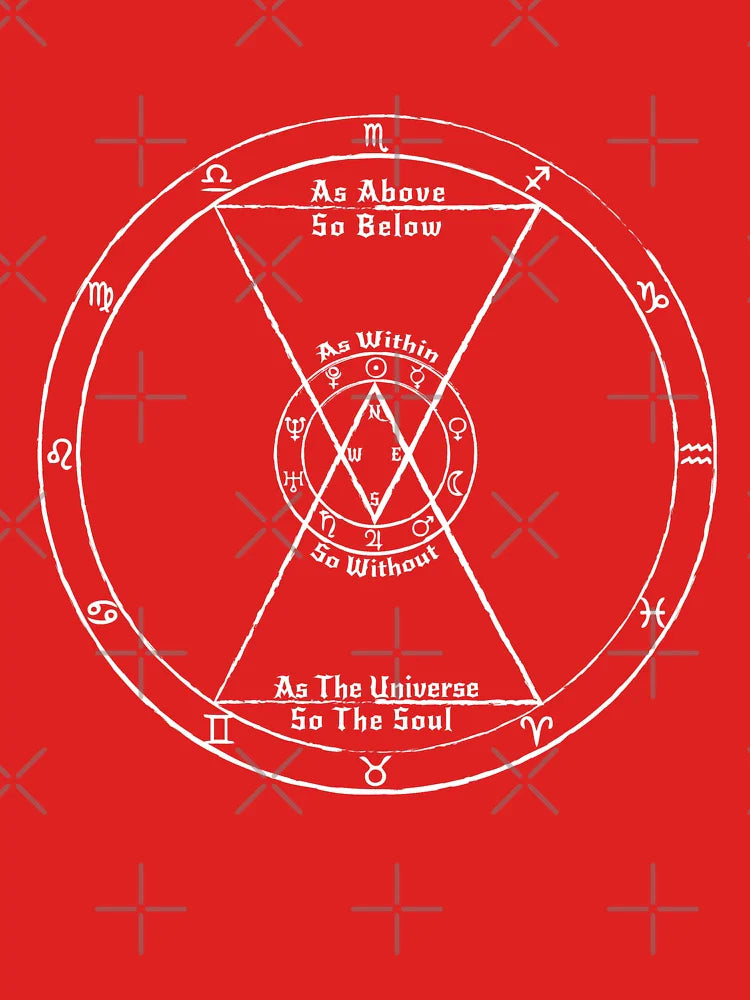 As Above So Below - white  Classic T-Shirt